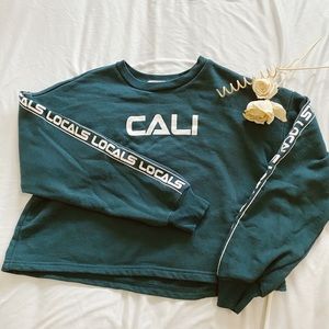 Cropped sweatshirt